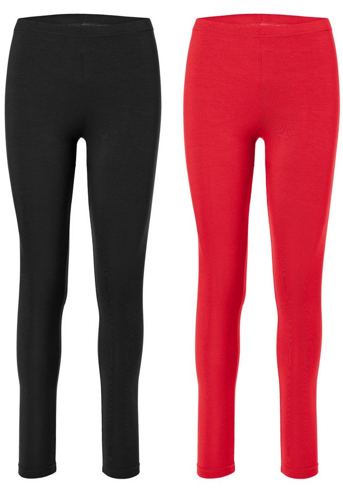 Merry Style Leggings 2er Pack Damen Hose aus Baumwolle MS10-198 (1-tlg) von Merry Style