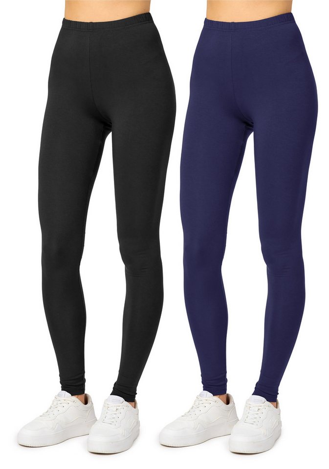 Merry Style Leggings 2er Pack Viskose Damen Lang Hose MS10-143 (2-tlg) von Merry Style