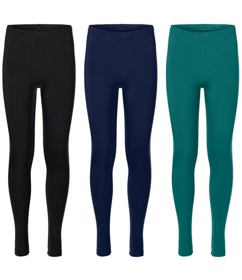 Merry Style Leggings 3er Pack Mädchen Lange Hose Freizeithose MS10-130 (3-tlg) von Merry Style
