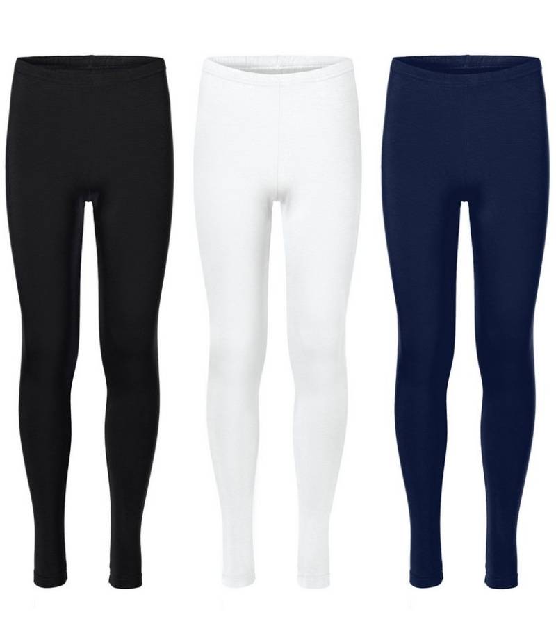 Merry Style Leggings 3er Pack Mädchen Lange Hose Freizeithose MS10-130 (3-tlg) von Merry Style