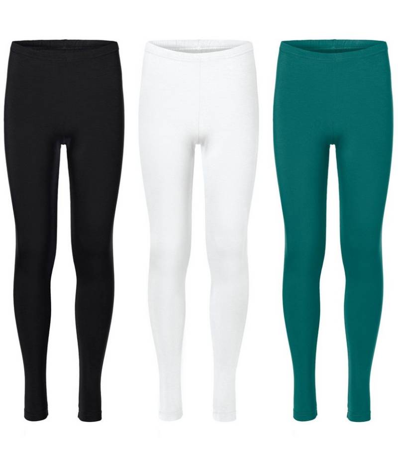 Merry Style Leggings 3er Pack Mädchen Lange Hose Freizeithose MS10-130 (3-tlg) von Merry Style