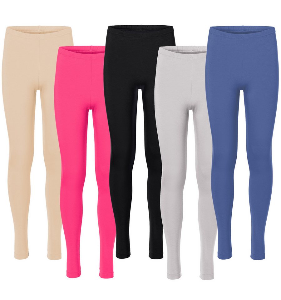 Merry Style Leggings 5er Pack Mädchen Lange Hose Freizeithose MS10-130 (5-tlg) von Merry Style