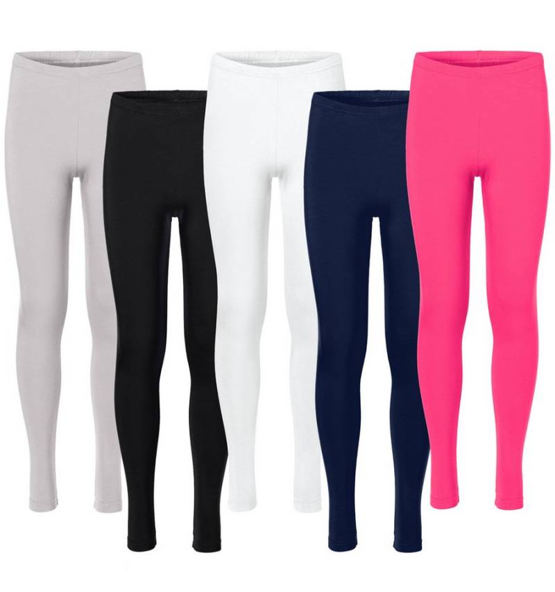 Merry Style Leggings 5er Pack Mädchen Lange Hose Freizeithose MS10-130 (5-tlg) von Merry Style