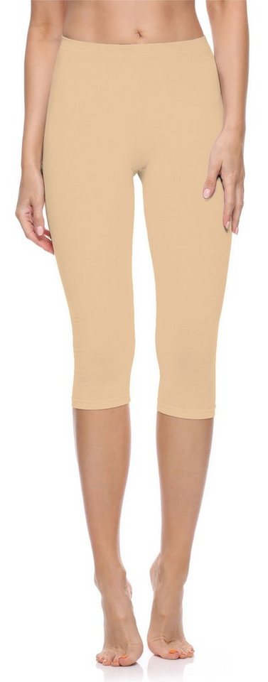 Merry Style Leggings Caprihose Damen 3/4 Hosen MS10-199 (1-tlg) aus Baumwolle von Merry Style