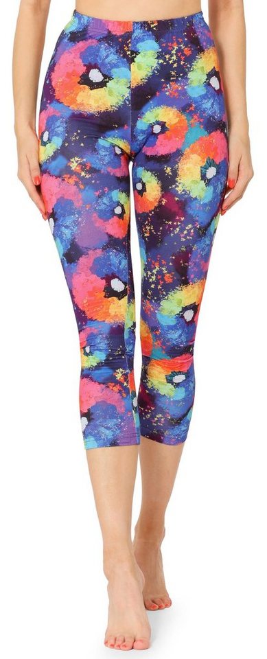 Merry Style Leggings Damen 3/4 Capri Leggings MS10-411 (1-tlg) elastischer Bund von Merry Style