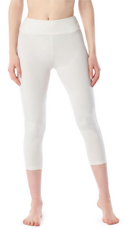 Merry Style Leggings Damen 3/4 Capri Leggings aus Baumwolle MS10-430 (1-tlg) elastischer Bund von Merry Style