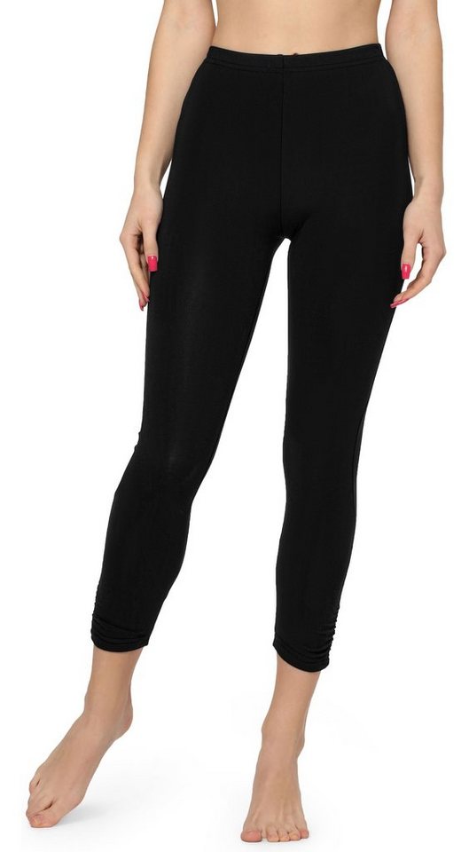 Merry Style Leggings Damen 7/8 Hosen mit Falten MS10-424 (1-tlg) elastischer Bund von Merry Style