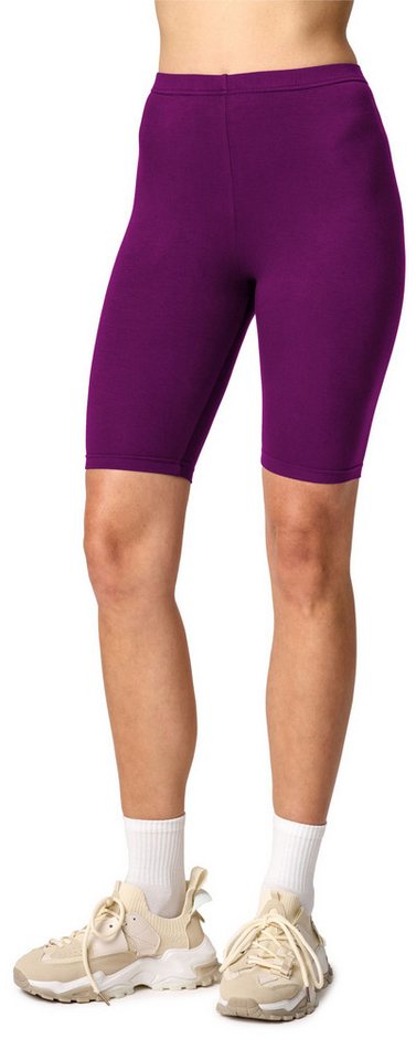 Merry Style Leggings Damen Kurze Hose aus Viskose MS10-145 (1-tlg) elastischer Bund von Merry Style