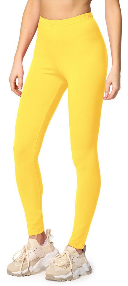 Merry Style Leggings Damen Hosen aus Baumwolle MS10-198 (1-tlg) elastischer Bund, eng von Merry Style