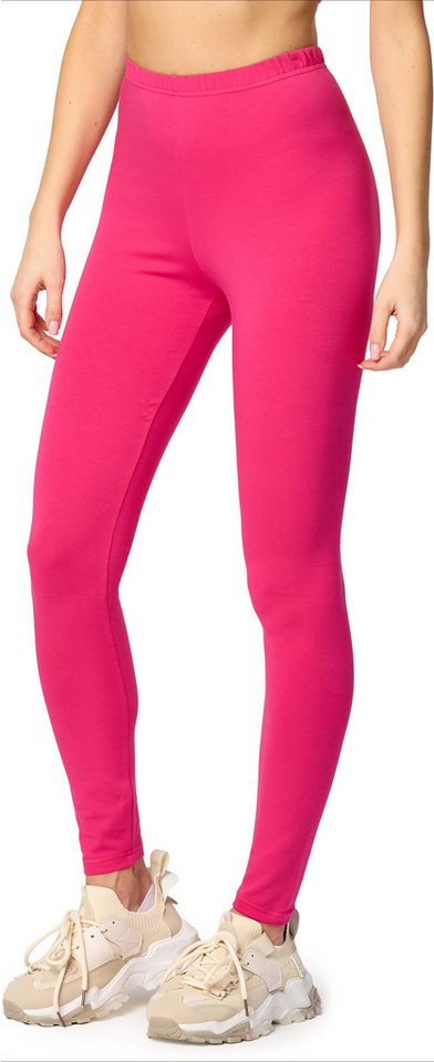 Merry Style Leggings Damen Hosen aus Baumwolle MS10-198 (1-tlg) elastischer Bund, eng von Merry Style