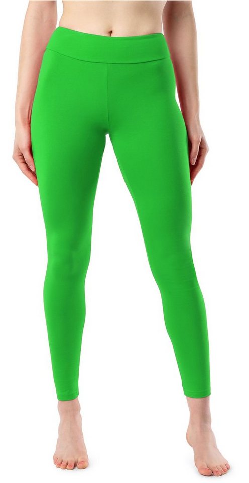 Merry Style Leggings Damen Lange Leggings aus Baumwolle MS10-429 (1-tlg) elastischer Bund von Merry Style