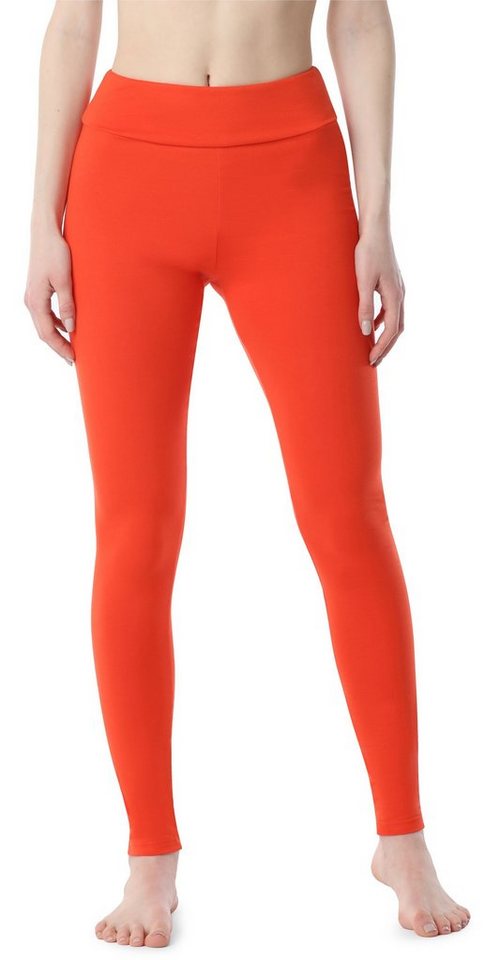 Merry Style Leggings Damen Lange Leggings aus Baumwolle MS10-429 (1-tlg) elastischer Bund von Merry Style