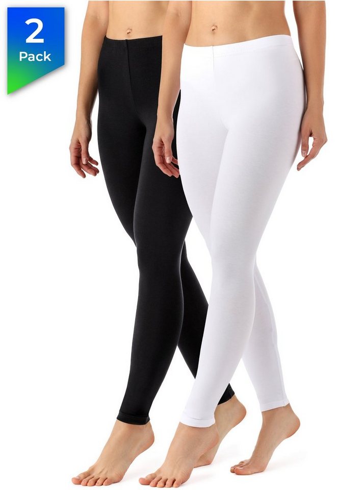 Merry Style Leggings Damen Viskose Hose mit weitem Bein MS10-143 (2-tlg) elastischer Bund, atmungsaktiv von Merry Style