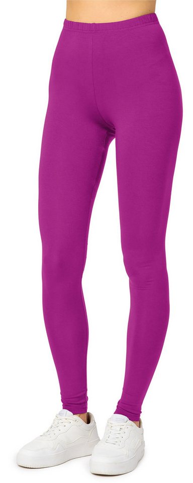 Merry Style Leggings Damen Viskose Hose mit weitem Bein MS10-143 (1-tlg) elastischer Bund, atmungsaktiv von Merry Style