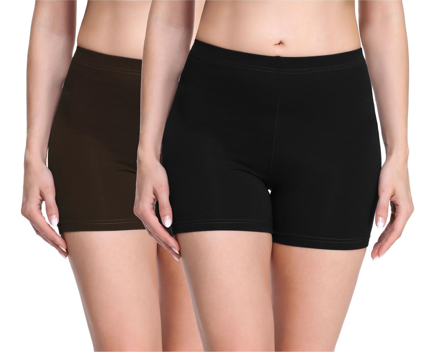 Merry Style Leggings Damen Shorts Radlerhose Hotpants MS10-283 (2-tlg) aus Viskose von Merry Style