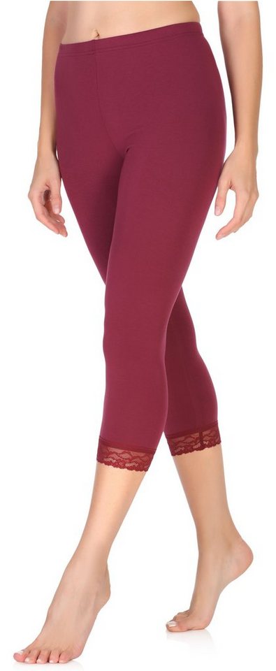 Merry Style Leggings Damen 3/4 Capri Leggings MS10-290 (1-tlg) elastischer Bund von Merry Style