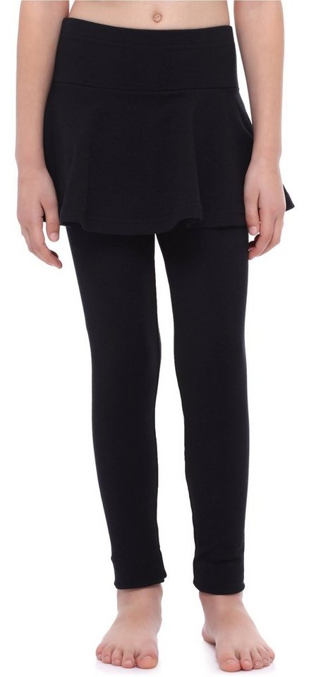 Merry Style Leggings Mädchen Lange Leggings aus Baumwolle mit Rock MS10-254 (1-tlg) elastischer Bund von Merry Style