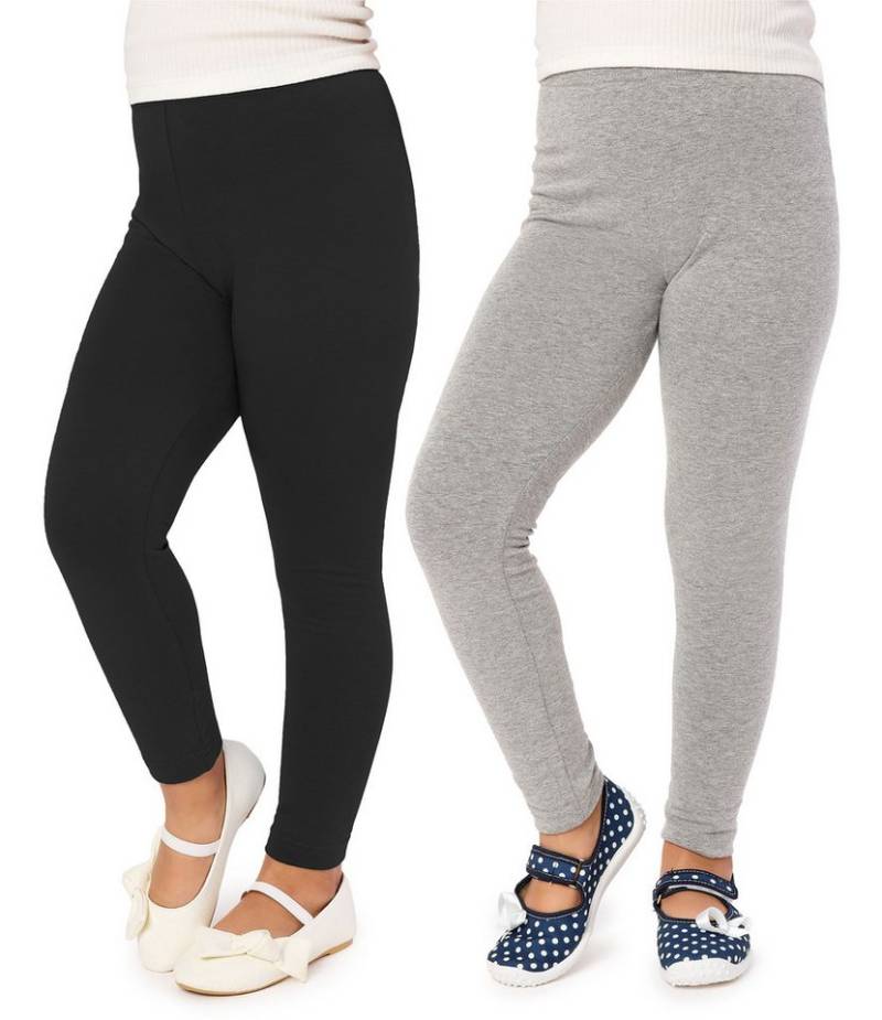 Merry Style Leggings Mädchen Lange Hose Freizeithose mit weitem Bein MS10-130 (2-tlg) aus Viskose, elastischer Bund von Merry Style