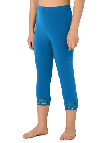 Merry Style Mädchen 3/4 Leggings MS10-293(Blau,116 cm) von Merry Style