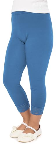 Merry Style Mädchen 3/4 Leggings MS10-293(Blau,146 cm) von Merry Style