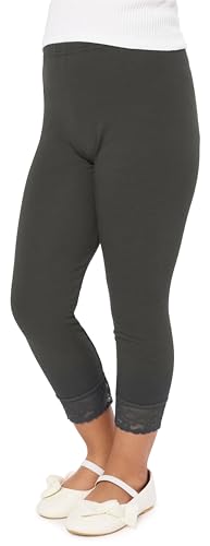 Merry Style Mädchen 3/4 Leggings MS10-293(Graphite,122 cm) von Merry Style