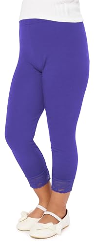 Merry Style Mädchen 3/4 Leggings MS10-293(Kobalt,110 cm) von Merry Style