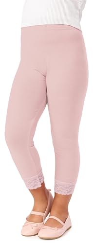 Merry Style Mädchen 3/4 Leggings MS10-293(Puderrosa,152 cm) von Merry Style