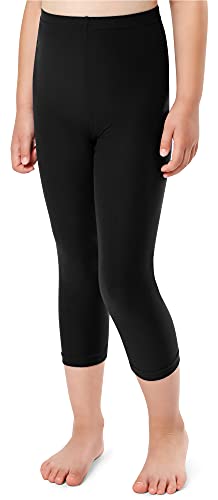 Merry Style Mädchen 3/4 Leggings MS10-352 (Schwarz, 110) von Merry Style