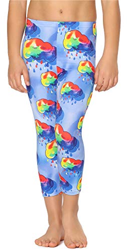 Merry Style Mädchen 3/4 Leggings MS10-405(Blau/Wolken,128) von Merry Style