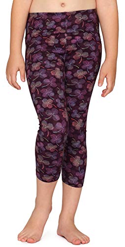 Merry Style Mädchen 3/4 Leggings MS10-405(Lila/Klee,128) von Merry Style