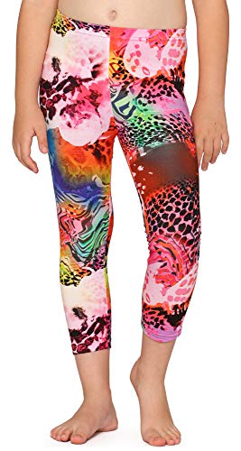 Merry Style Mädchen 3/4 Leggings MS10-405(Mehrfarbig Drucken,110) von Merry Style