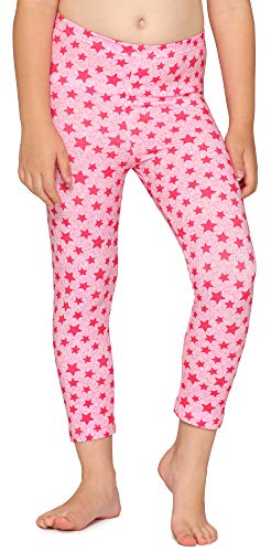 Merry Style Mädchen 3/4 Leggings MS10-405(Rosa/Sterne,140) von Merry Style