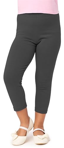 Merry Style Mädchen 3/4 Leggings aus Baumwolle MS10-226 (Graphite, 152 cm) von Merry Style