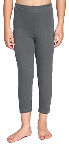 Merry Style Mädchen 3/4 Leggings aus Baumwolle MS10-226 (Grau, 140 cm) von Merry Style