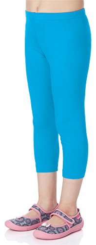 Merry Style Mädchen 3/4 Leggings aus Viskose MS10-131 (Blau, 110) von Merry Style