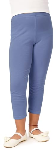 Merry Style Mädchen 3/4 Leggings aus Viskose MS10-131 (Jeans, 110) von Merry Style