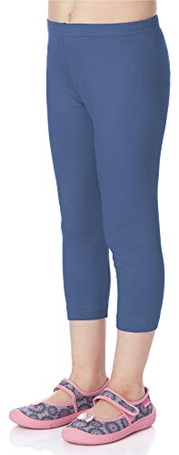 Merry Style Mädchen 3/4 Leggings aus Viskose MS10-131 (Jeans, 116) von Merry Style