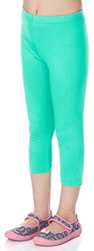 Merry Style Mädchen 3/4 Leggings aus Viskose MS10-131 (Minze, 110 cm) von Merry Style