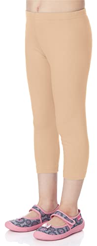 Merry Style Mädchen 3/4 Leggings aus Viskose MS10-131 (Nude, 110 cm) von Merry Style