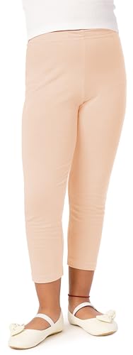 Merry Style Mädchen 3/4 Leggings aus Viskose MS10-131 (Nude, 134 cm) von Merry Style