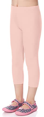 Merry Style Mädchen 3/4 Leggings aus Viskose MS10-131 (Puderrosa, 110 cm) von Merry Style