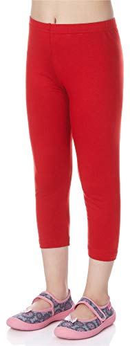 Merry Style Mädchen 3/4 Leggings aus Viskose MS10-131 (Rot, 116) von Merry Style