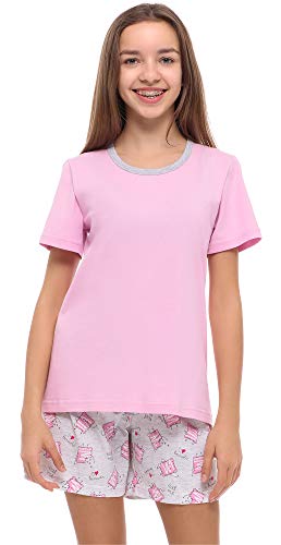 Merry Style Mädchen Jugend Schlafanzug MS10-239(Rosa/Kekse, 176) von Merry Style