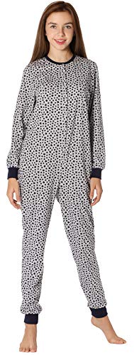 Merry Style Mädchen Jugend Schlafanzug Strampelanzug Schlafoverall MS10-335 (Melange/Sterne, 170) von Merry Style