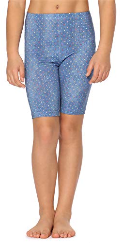 Merry Style Mädchen Kurze Leggings MS10-406(Blau/Punkte,110) von Merry Style