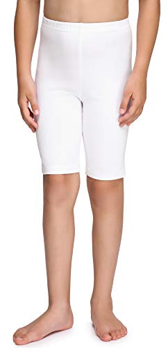 Merry Style Mädchen Kurze Leggings aus Baumwolle MS10-227 (Weiß, 122 cm) von Merry Style