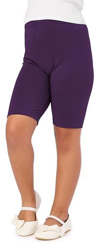 Merry Style Mädchen Kurze Leggings aus Viskose MS10-132 (Pflaume, 122 cm) von Merry Style
