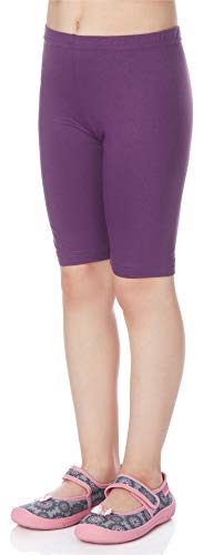 Merry Style Mädchen Kurze Leggings aus Viskose MS10-132 (Purpur, 116 cm) von Merry Style