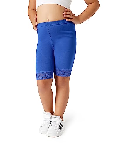 Merry Style Mädchen Kurze Leggings mit Spitze Mädchen Leggings aus Viskose MS10-434 (Cobalt, 158) von Merry Style