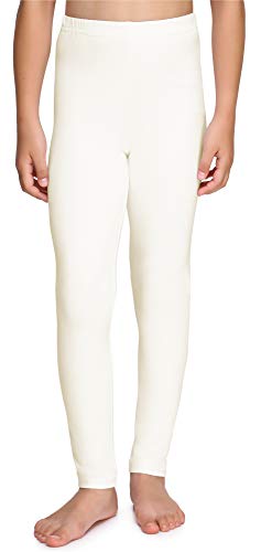 Merry Style Mädchen Lange Leggings aus Baumwolle MS10-225 (Ecru,110) von Merry Style